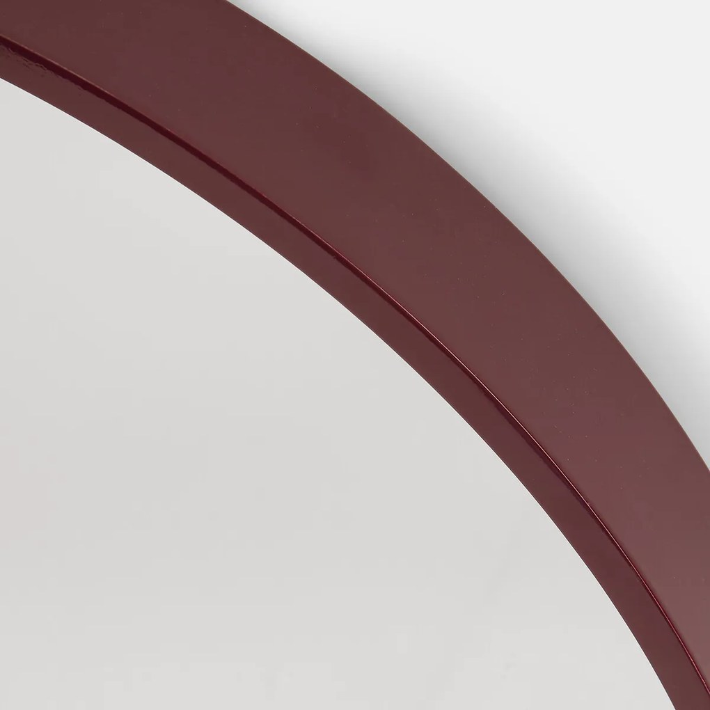 Kleine ronde gelakte wandspiegel, diameter 60 cm, ALARIA