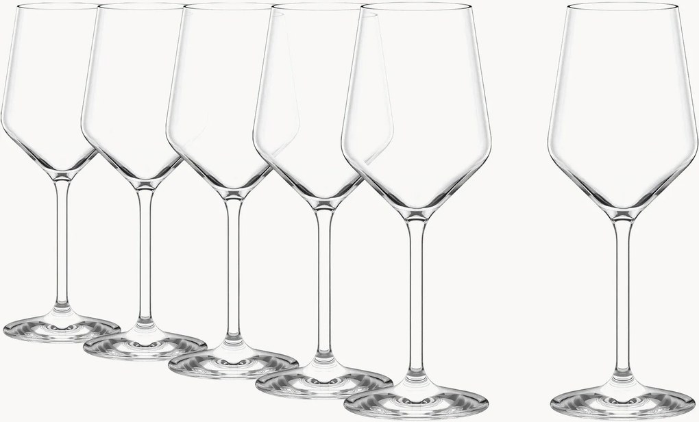 Witte wijnglazen Revolution, 6-delig