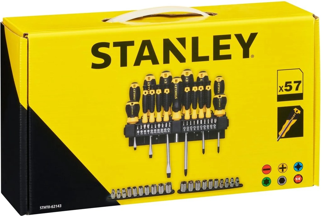 Stanley Schroevendraaierset 57-delig STHT0-62143