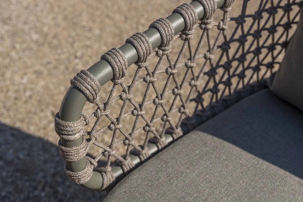 4 Seasons Outdoor Jura stapelbare tuinstoel olijfgroen SALE Tuinstoel   taupe weerbestendig