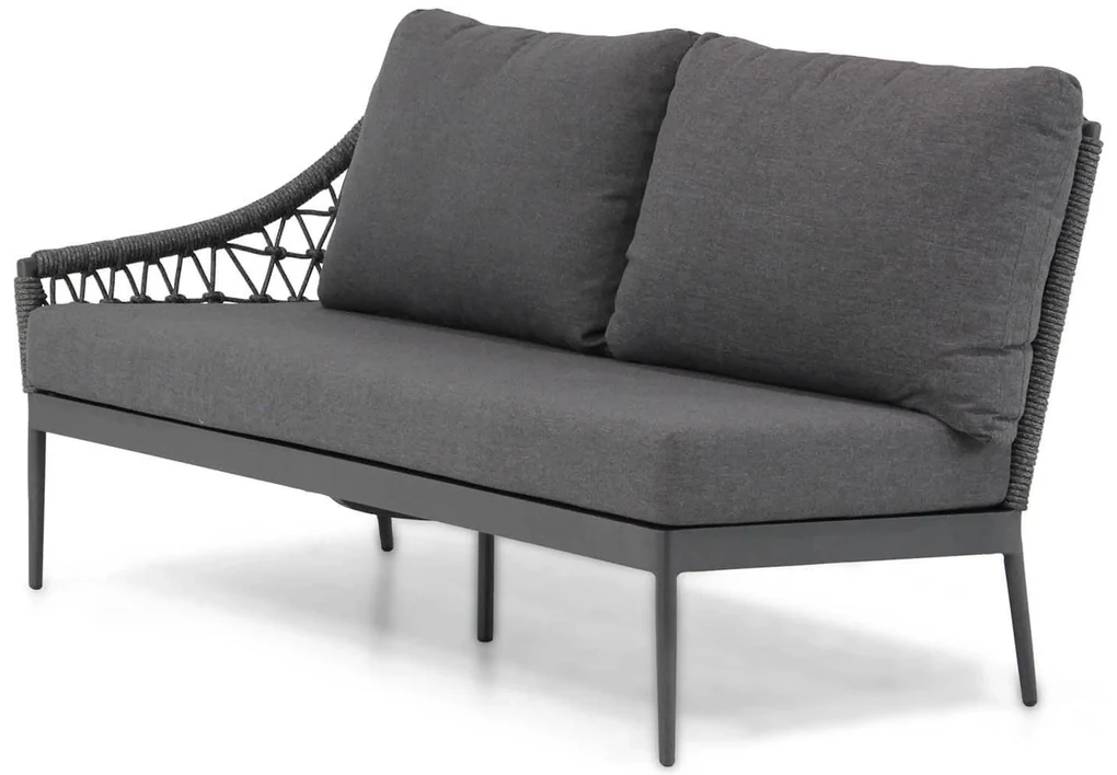 Hoek loungeset 5 personen Rope Grijs Coco Dalice/Pacific