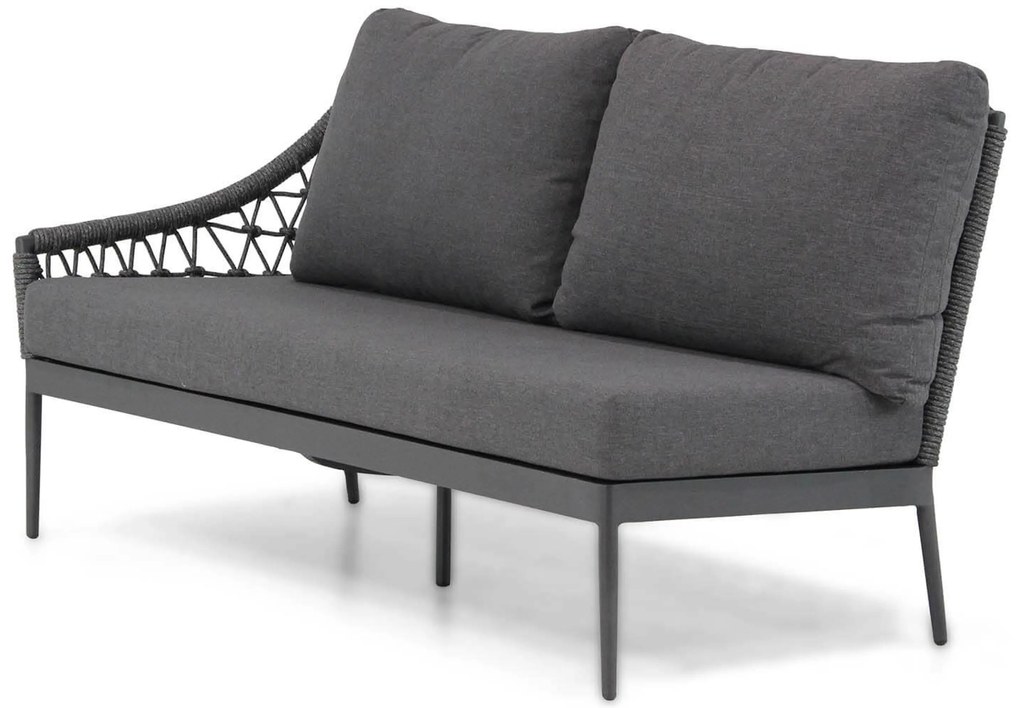 Hoek loungeset 5 personen Rope Grijs Coco Dalice