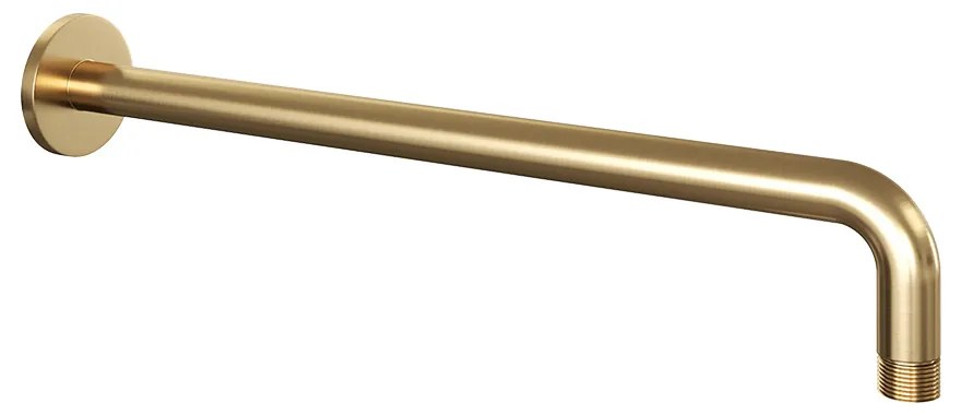 Brauer Gold Edition gebogen wandarm geborsteld messing PVD