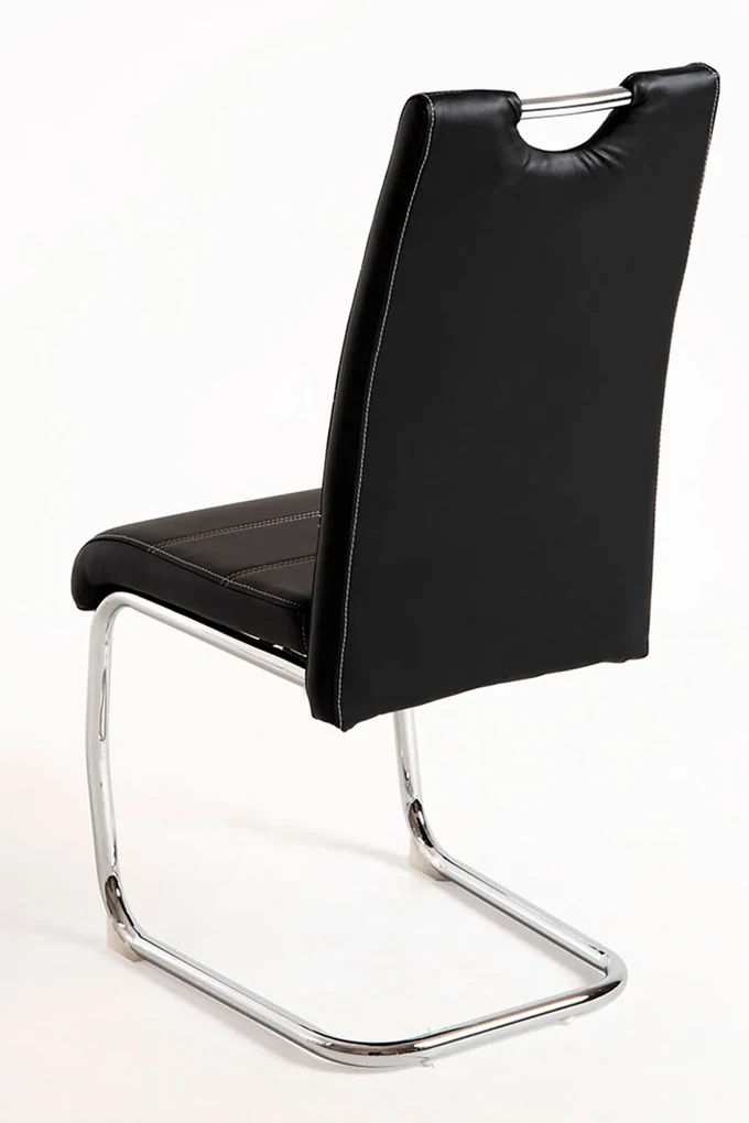 Pak 4 Kunstlederen Hallen Stoelen