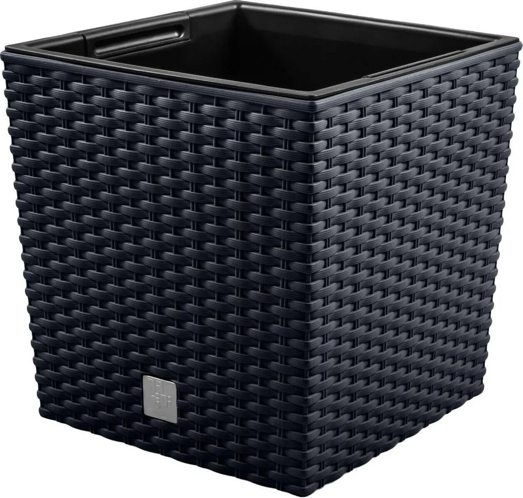 Prosperplast Rato Low Plantenbak - 32 x 32,5 cm - Antraciet