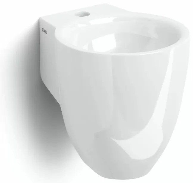 Clou Flush 6 keramische fontein 27cm met kraangat wit glans
