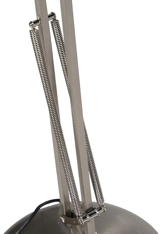 Smart vloerlamp staal incl. Wifi A60 - Hobby