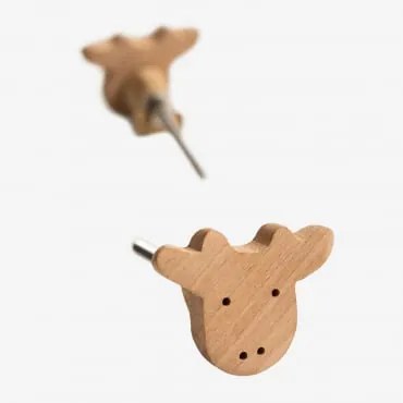 Set Van 2 Deurknoppen Zoo Kids Rendieren - Sklum