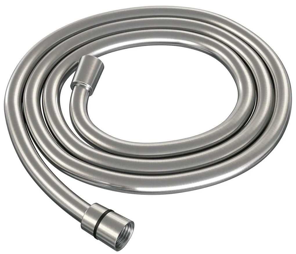Brauer Stripe thermostatische badkraan met wandhouder en 3 standen handdouche RVS geborsteld PVD