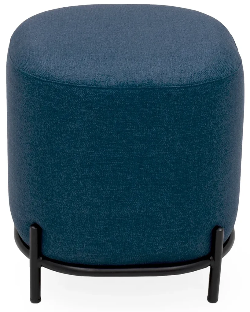 Tenzo Harry Ronde Poef Blauw