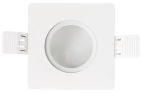 Interlight frame vierkant IP65 tbv LED module MR16 90mm wit IL F90SIPW IL-F90SIPW