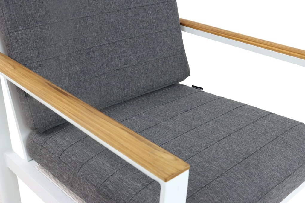 Tuinstoel Aluminium Wit Lifestyle Garden Furniture Faro