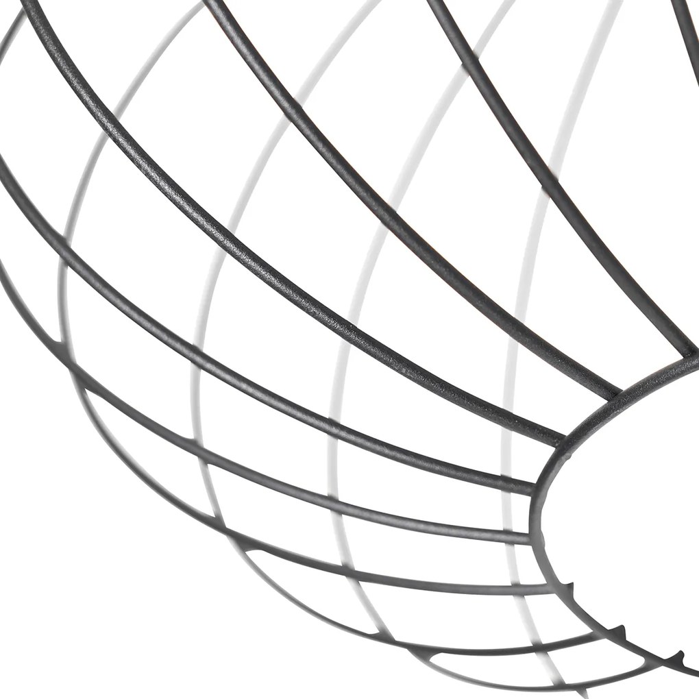 Smart plafonnière zwart incl. Wifi G95 - Margarita