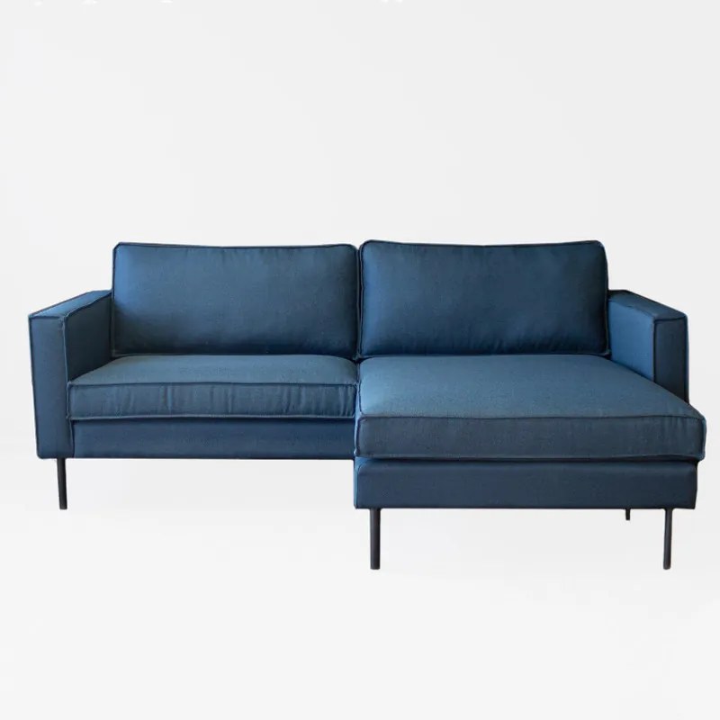 Hoekbank - Frevo - stof Malmo donkerblauw 81