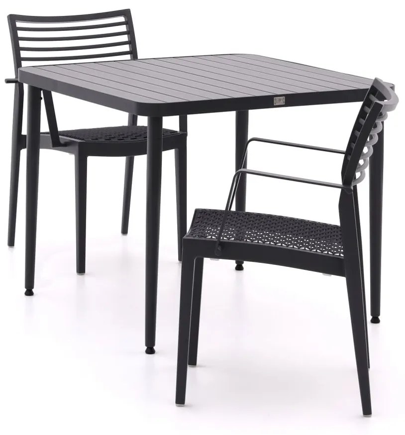 Apple Bee Fiji 90cm dining tuinset 3-delig stapelbaar