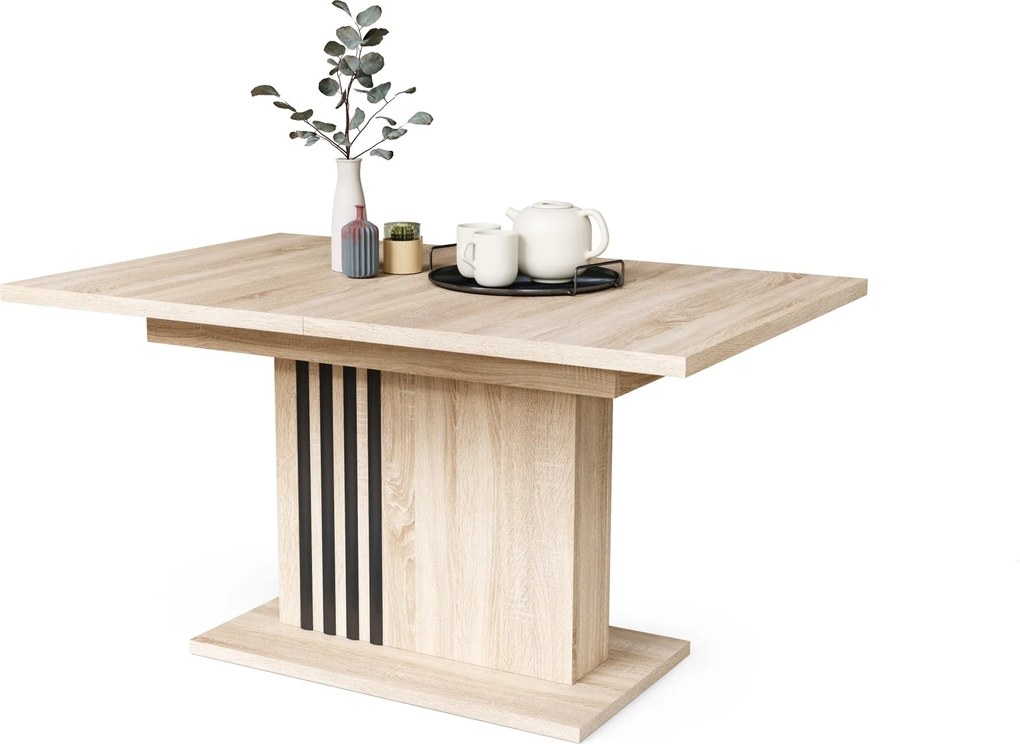 LEONEL Sonoma Eik – MODERNE VOUWTAFEL TOT 180 cm!
