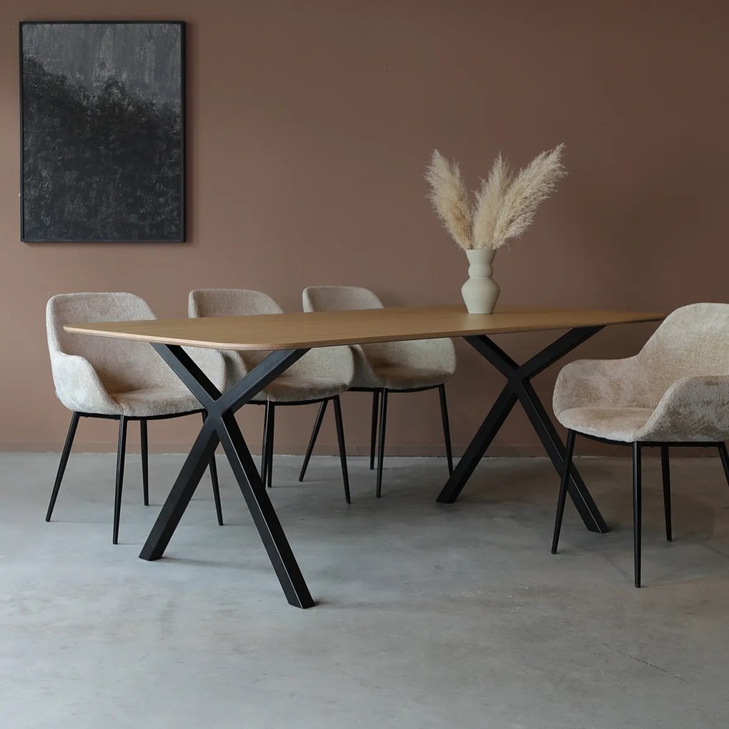 Eettafel Deens Ovaal Eiken