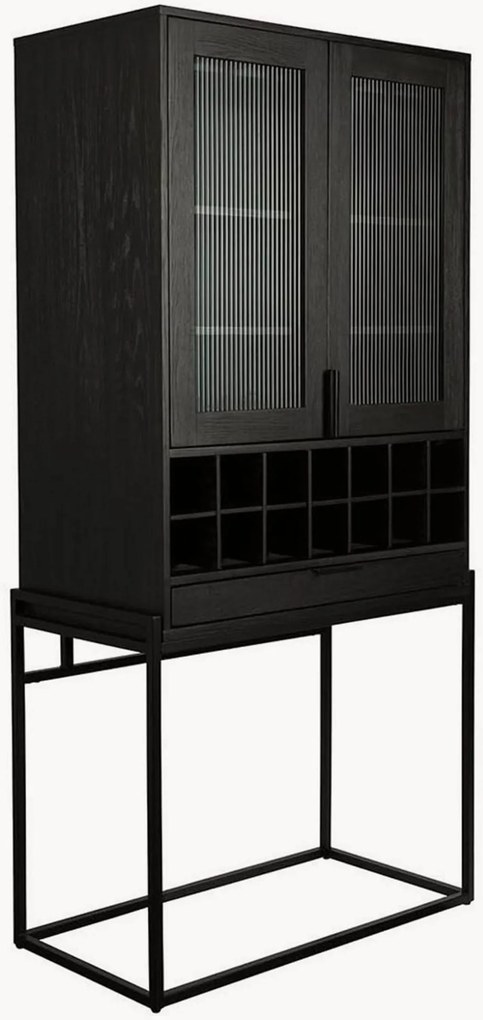 Houten vitrinekast Travis