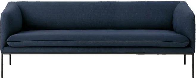 Ferm Living Turn Sofa bank Cotton 3-zits donkerblauw
