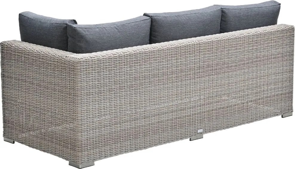 Garden Impressions Tennessee loungebank arm links vintage willow - texfiber