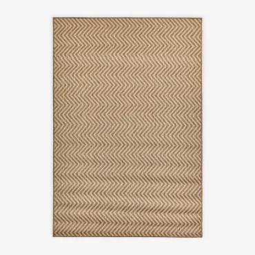 Rechthoekig Tapijt Van Polypropyleen Damara Natuurlijke Kleuren & 300 X 200 Cm - Sklum