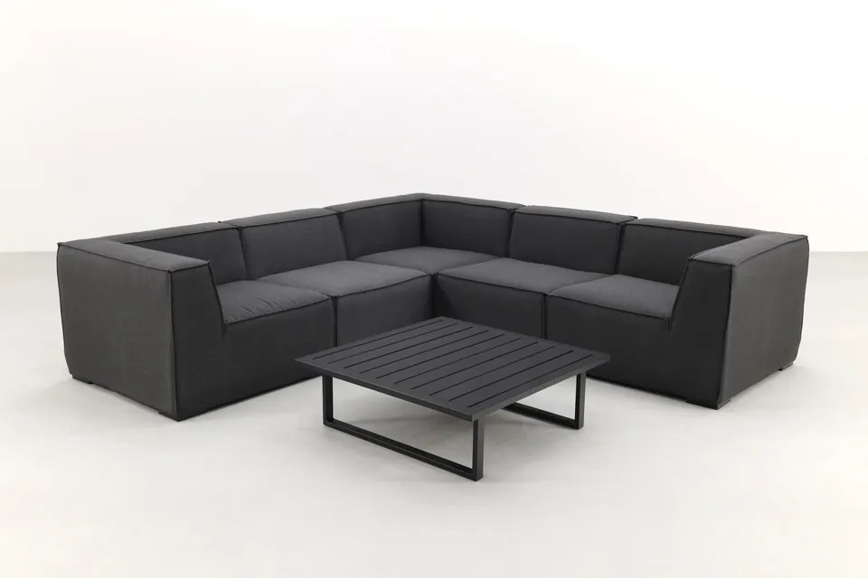 Liberty/Cuba Sunbrella loungeset - Sooty - 6-delig OP=OP