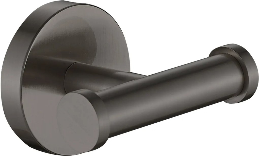 Plieger Vigo handdoekhaak dubbel geborsteld gunmetal