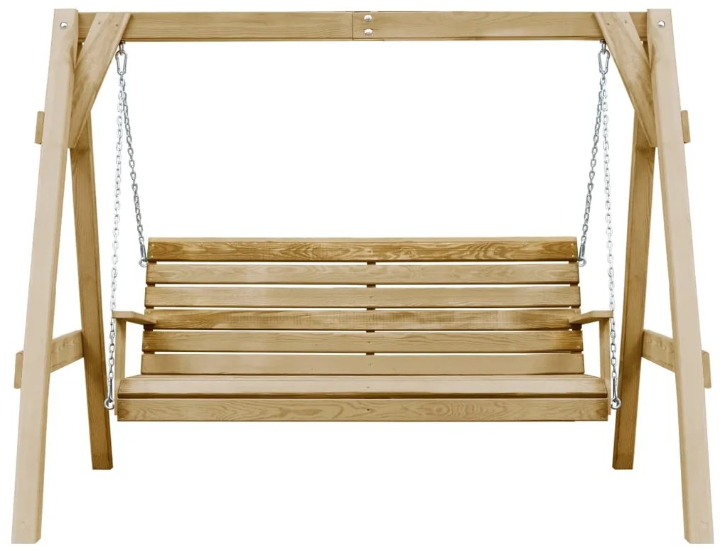vidaXL Schommelbank 205x150x157 cm geïmpregneerd grenenhout