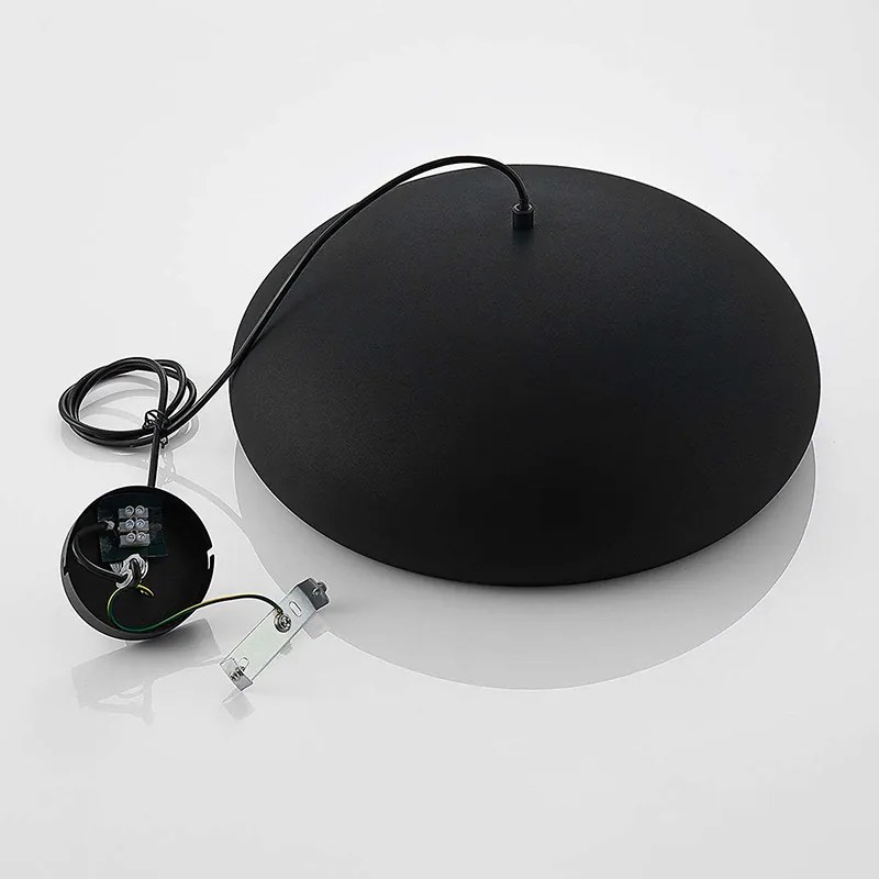 Moderne hanglamp zwart met goud - Gerwina