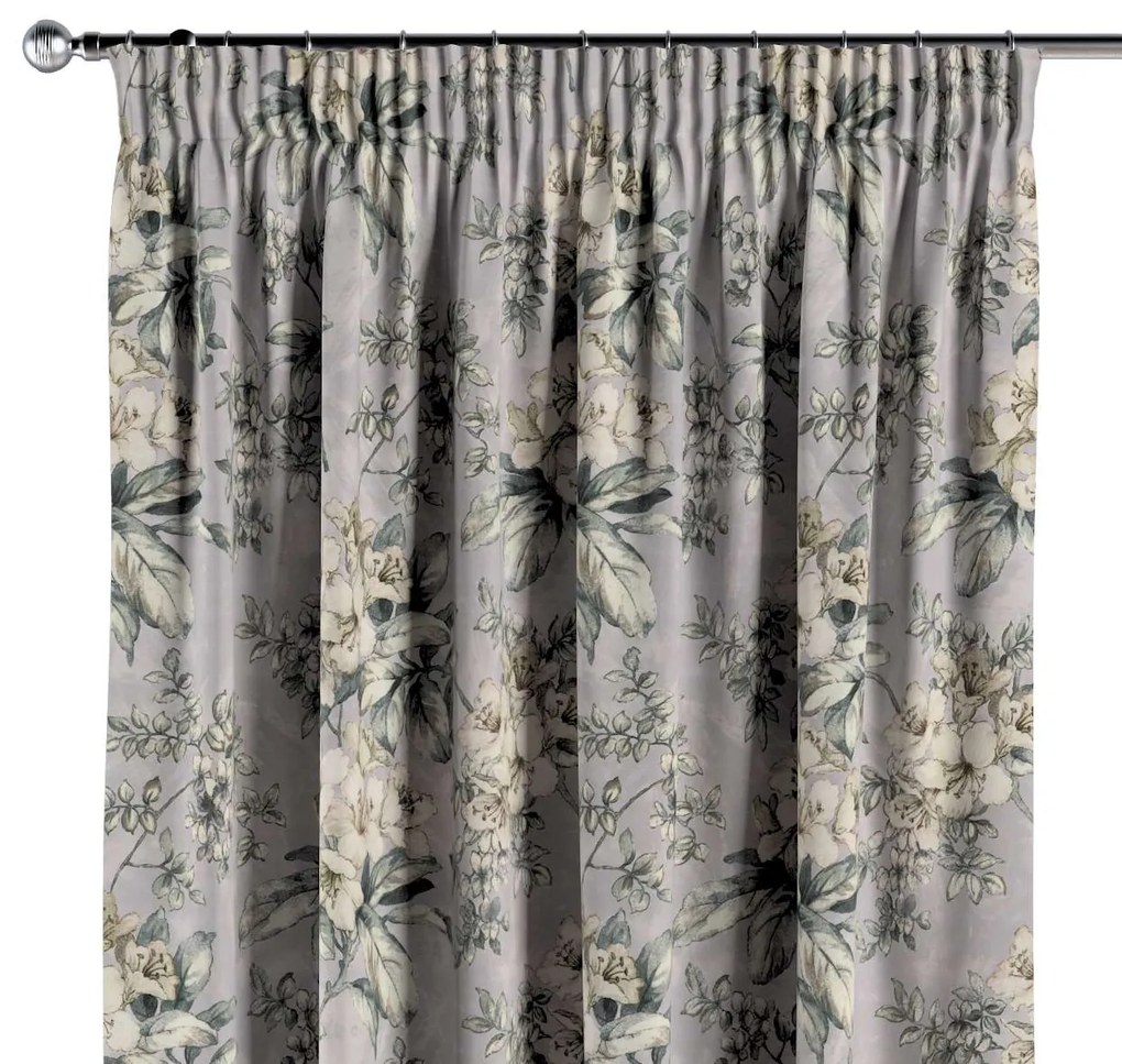 Dekoria Kant en Klaar Gordijn met plooiband, collectie Londres, olijf-beige