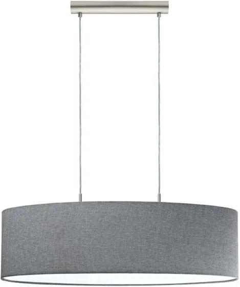 EGLO hanglamp Pasteri - grijs - 75 cm - Leen Bakker