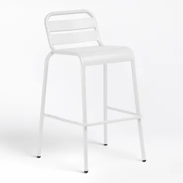 Pak Van 2 Janti Hoge Krukken 75 Cm Stapelbaar Wit - Sklum