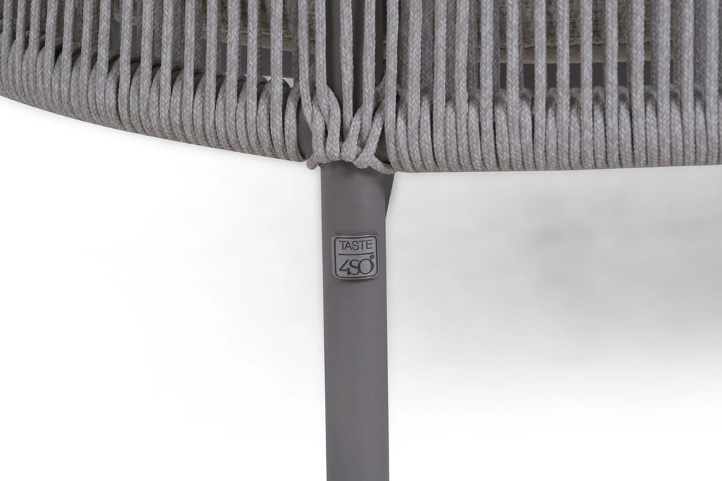 Hoek loungeset 5 personen Aluminium/rope Taupe 4 Seasons Outdoor Florence