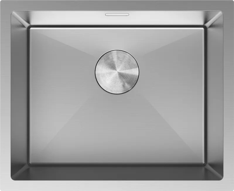 Mexen Trixo RVS-gootsteen 1-kamer 540 x 440 mm, inox - 6414541000-01