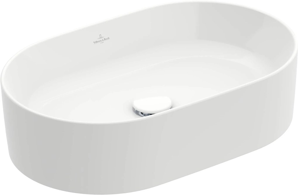 Villeroy & Boch Collaro Opzetwastafel 56x36x14,5cm wit alpin CeramicPlus