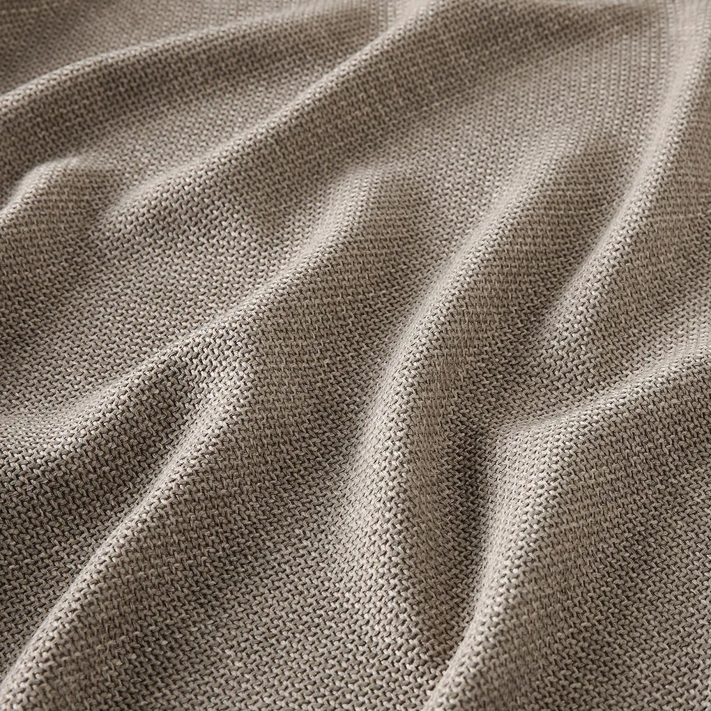 Filterend gordijn, gevlochten effect, met gerimpelde bies en golf, Montego