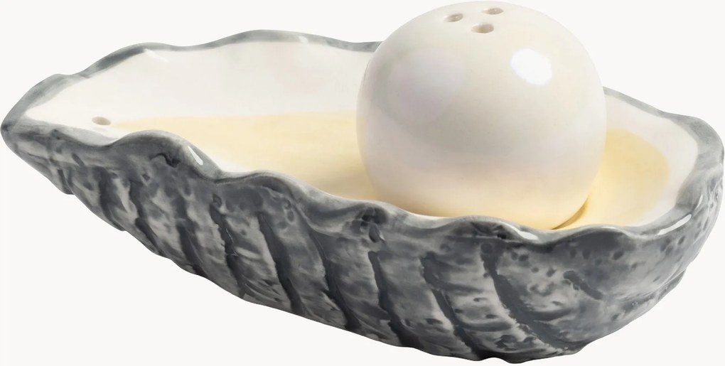 Handgemaakte zoutstrooier Oyster
