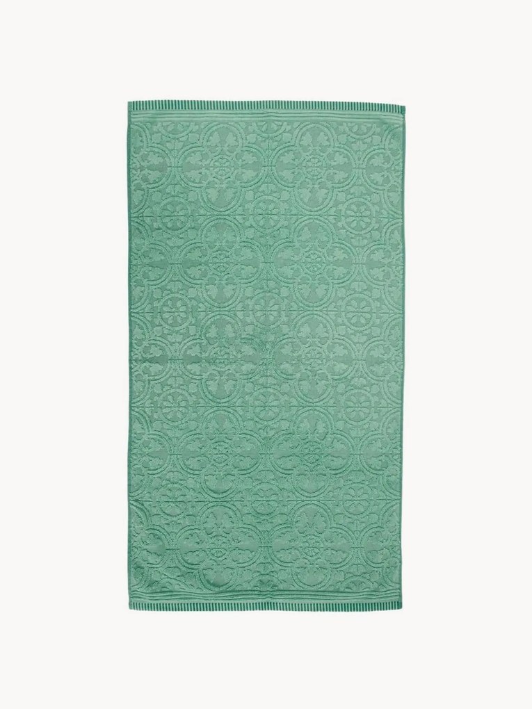 Jacquard katoenen handdoek Tile de Pip