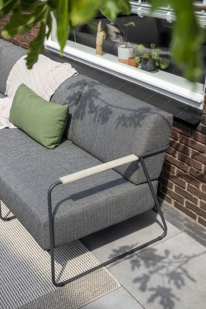 4 Seasons Outdoor Coast Loungeset XL met Axel tafel 80 x 80 cm SALE      houtkleur weerbestendig