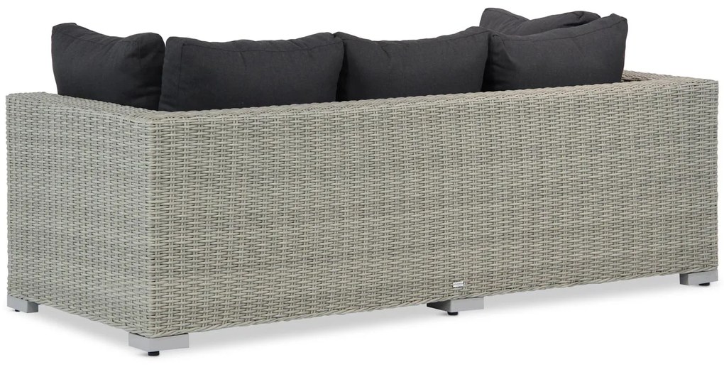 Stoel en Bank Loungeset 5 personen Wicker Grijs  Garden Collections Toronto/Zaga