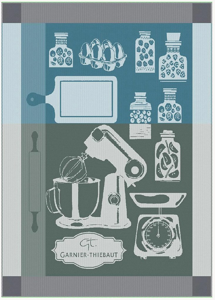 Jacquard theedoeken Food Mix Trame City, 2-delig