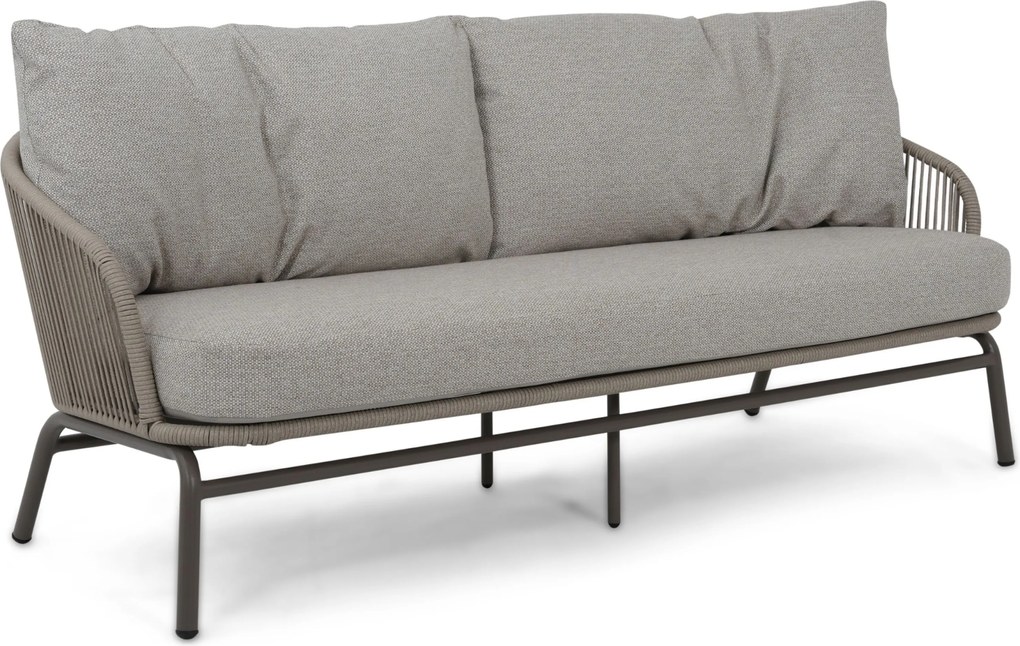 Stoel en Bank Loungeset 4 personen Rope Taupe  Coco Livo