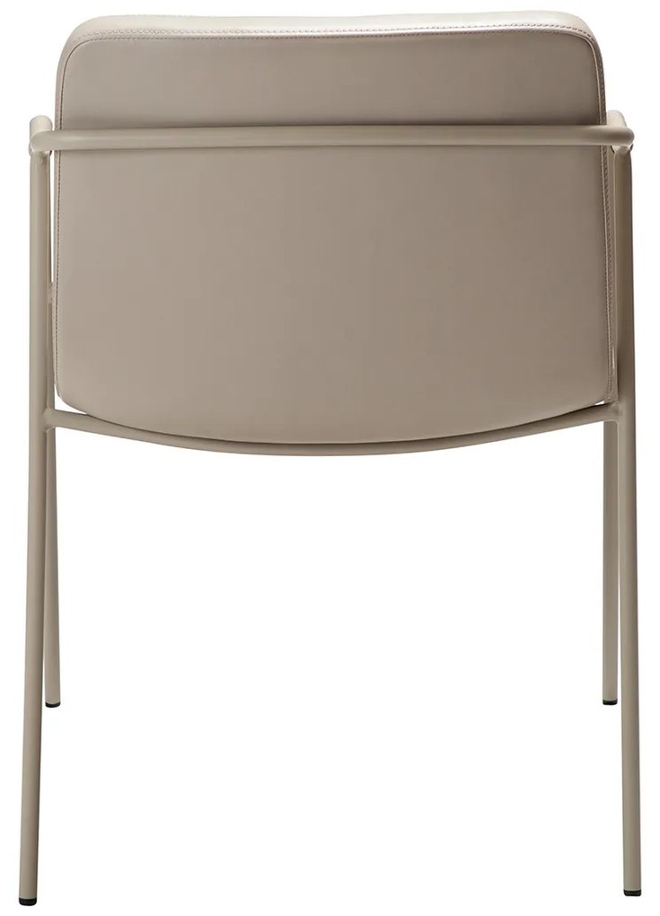 Dan-Form Boto Eetkamerstoel Minimalistisch Beige Kunstleer