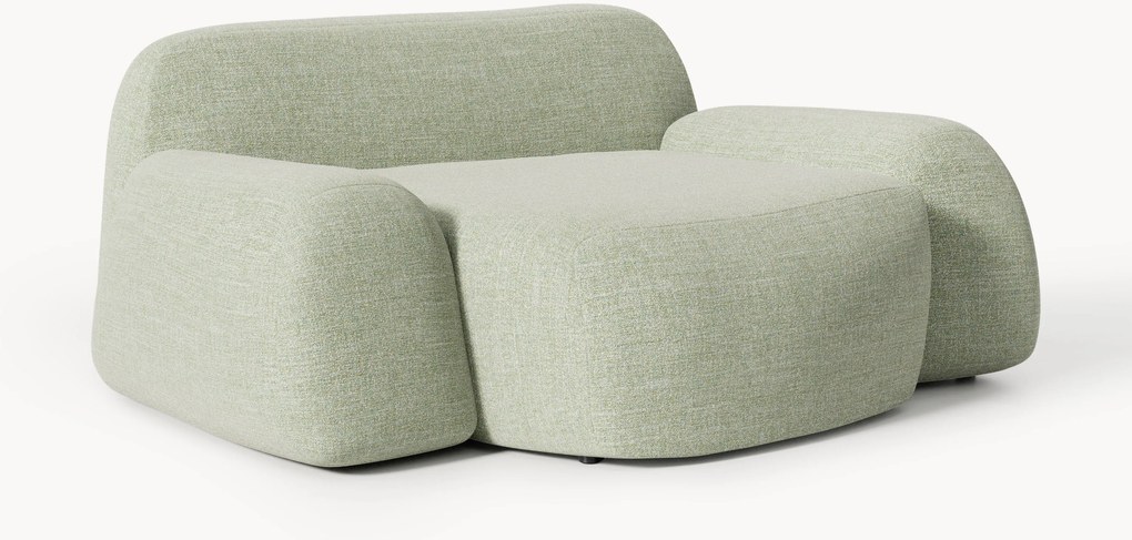 XL bouclé loungefauteuil Wolke