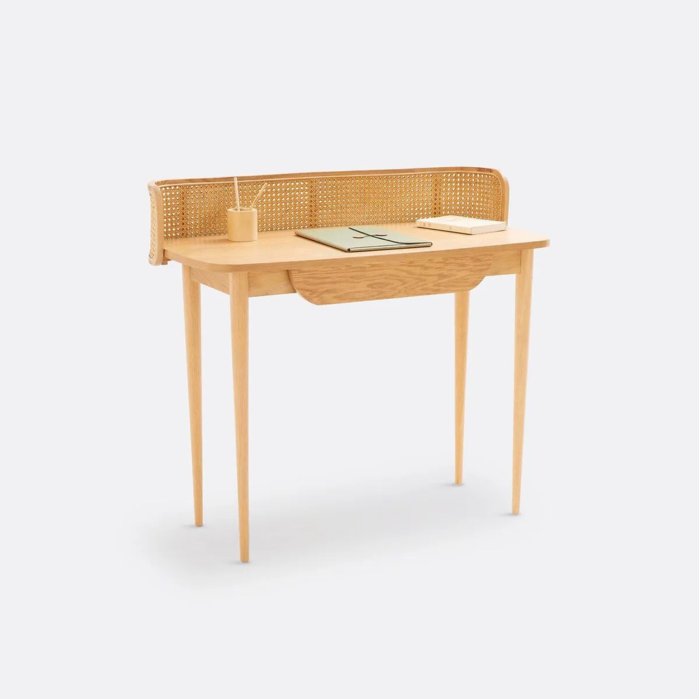 Bureau met vlechtwerk, Buisseau