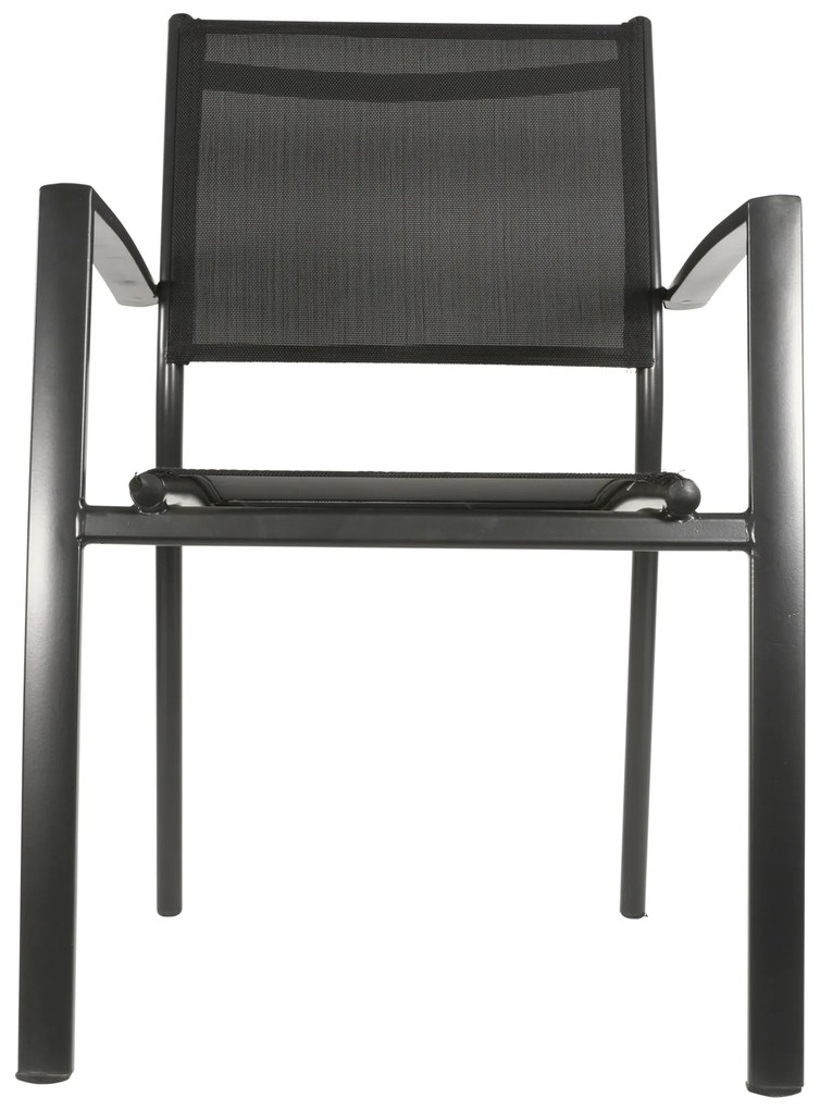 Lesli Living  Tuinstoel Stapelbaar - Prego - Antraciet - Lesli Living