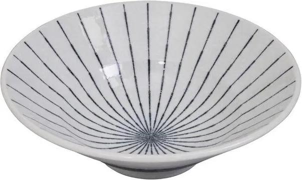 Tokyo Design Studio | Schaal Tokusa large: diameter 24 cm x hoogte 8 cm, 1300 ml wit kommen & schalen porselein koken & tafelen servies
