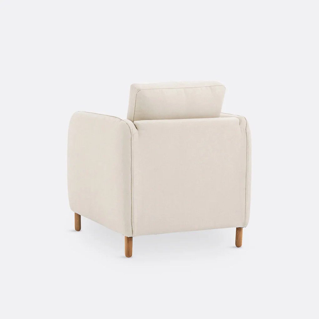 Fauteuil mêlee polyester, Loméo