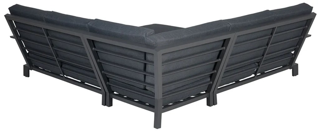 Garden Impressions Coba loungeset 4-delig - donker grijs