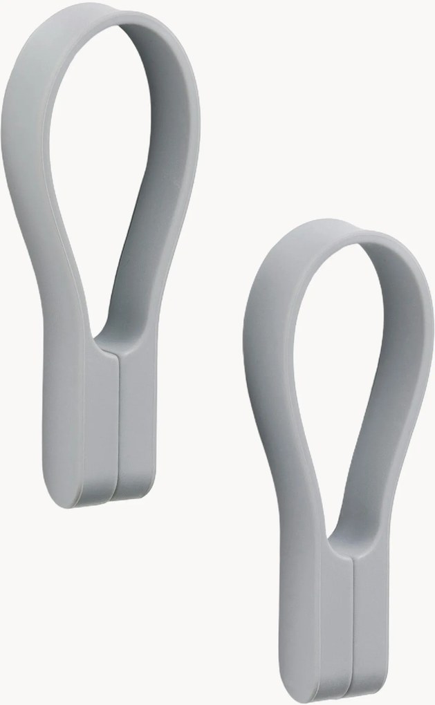 Magnetische handdoekhouders Loop van siliconen, 2-delig